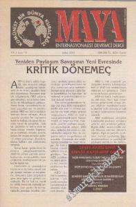 Maya Enternasyonalist Devrimci Dergi - Sayı: 11    Yıl: 2  Şubat