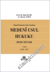Medeni Usul Hukuku Ders Kitabı - İstinaf Sistemine Göre Yazılmış -        2022