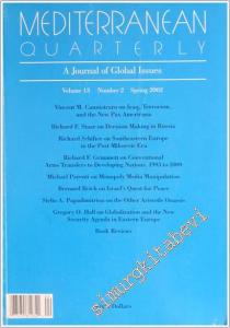 Mediterranean Quarterly - A Journal Of Global Issues - Number: 2 - Volume: 13      Spring 2002