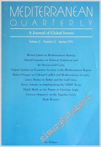 Mediterranean Quarterly - A Journal Of Global Issues - Number: 2 Volume: 2      Spring 1991
