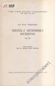 Mesail-i Mühimme-i Siyasiyye Cilt 3 -