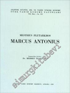 Metrius Plutarkhos'un Kaleminden Markus Antonius  -        1992