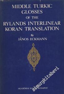 Middle Turkic Glosses of the Rylands Interlinear Koran Translation -        1976