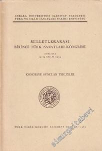 Milletlerarası Birinci Türk Sanatları Kongresi -        1962