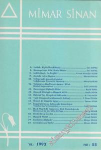 Mimar Sinan Dergisi - Sayı: 88       1993