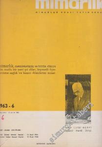 Mimarlık Dergisi  - Sayı: 6    1  Aralık