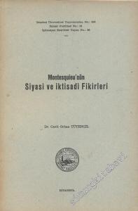 Montesquieu'nin Siyasi ve İktisadi Fikirleri -        1956