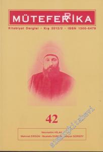 Müteferrika Kitabiyat Dergisi - Sayı: 42      Yaz