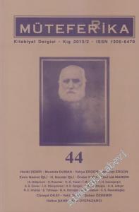 Müteferrika Kitabiyat Dergisi - Sayı: 44      Şubat