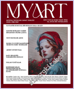 Myart Myrina Yayınları Sanat Dergisi - Sayı: 9      Ocak - Şubat - Mart