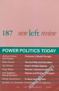 New Left Review - Case: Power Politics Today - Sayı: 187      May - June