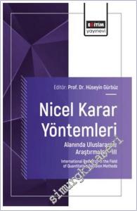 Nicel Karar Yöntemleri Alanında Uluslararası Araştırmalar - 3 -        2025