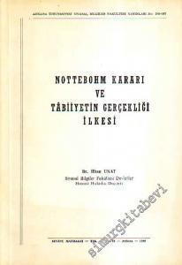 Nottebohm Kararı ve Tabiiyetin Gerçekliği İlkesi -        1966