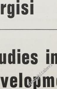 ODTÜ Gelişme Dergisi - METU Studies in Development - Sayı: 14      Kış