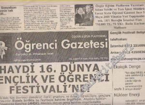 Öğrenci Gazetesi - Sayı: 5    2  Mayıs