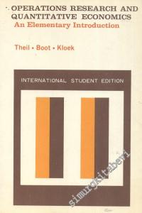 Operations Research and Quantitative Economics: An Elemantary Introduction  -
