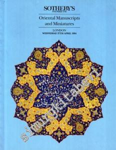 Oriental Manuscripts and Miniatures ( Sotheby's ) -
