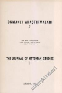 Osmanlı Araştırmaları 1 = The Journal of Ottoman Studies 1 -        1980