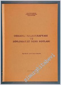 Osmanlı Paleografyası ve Diplomatiği Ders Notları -        1993