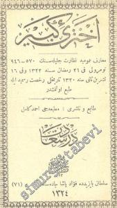 OSMANLICA: Ahter - i Kebir -