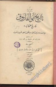 OSMANLICA: Tarih-i Ebül - Faruk Cilt 6 -