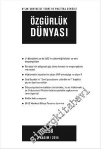 Özgürlük Dünyası Aylık Sosyalist Teori ve Politika Dergisi - Sayı: 258      Kasım