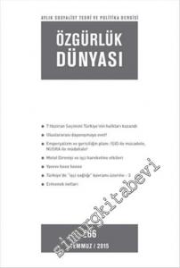 Özgürlük Dünyası Aylık Sosyalist Teori ve Politika Dergisi - Sayı: 266      Temmuz