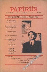 Papirüs Aylık Dergi - Sabri Altınel - Sayı: 42      Aralık