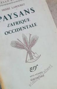 Paysans d'Afrique Occidentale -        1941
