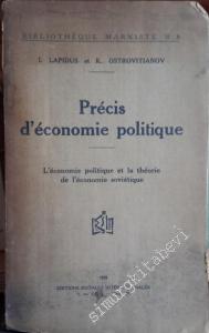 Précis d'Économie Politique: L'Économie Politique et la Théorie de L'Économie Soviétique -