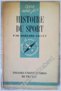 Que Sais - Je ? Histoire du Sport -        1949