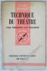 Que Sais - Je ? Technique du Théatre -        1960