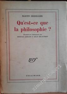 Qu'est-ce que la Philosophie? -