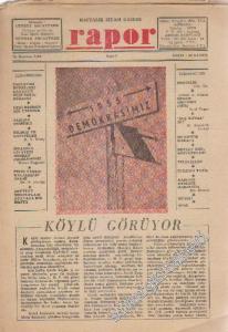 Rapor Haftalık Siyasi Gazete - Sayı: 7      Haziran