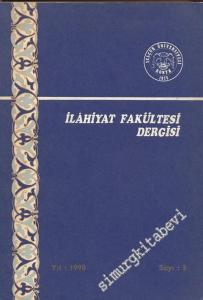Selçuk Üniversitesi İlahiyat Fakültesi Dergisi  - Sayı: 3; 1990