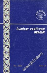 Selçuk Üniversitesi İlahiyat Fakültesi Dergisi  - Sayı: 4; 1991