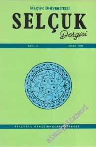Selçuk Üniversitesi Selçuk Dergisi - Sayı: 2      Ocak