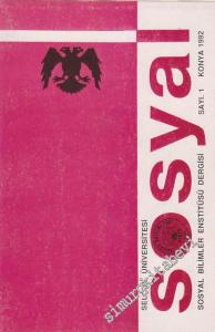 Selçuk Üniversitesi Sosyal Bilimler Enstitüsü Dergisi - Sayı: 1      Haziran