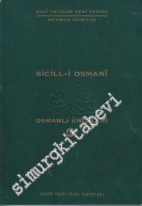 Sicill-i Osmani: Osmanlı Ünlüleri 4 (Me-Re) -