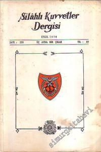 Silahlı Kuvvetler Dergisi  - Sayı: 235, Yıl: 89, Eylül 1970
