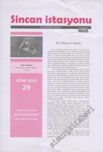 Sincan İstasyonu: Aylık Edebiyat Dergisi - Sayı: 29      Ocak