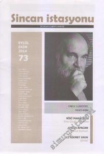 Sincan İstasyonu İki Aylık Edebiyat Dergisi - Sayı: 73      Eylül - Ekim