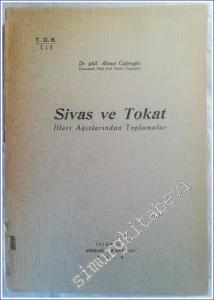 Sivas ve Tokat İlleri Ağızlarından Toplamalar -        1944