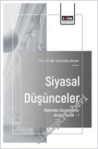 Siyasal Düşünceler Alanında Uluslararası Araştırmalar - 1 -        2025