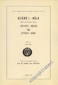 Siyerül-Müluk veya Siyasetname Cilt 1: Farsça Metin -        1976