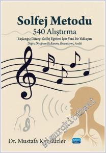 Solfej Metodu (540 Alıştırma) Başlangıç Düzeyi Solfej Eğitimi İçin Yeni Bir Yaklaşım -        2025