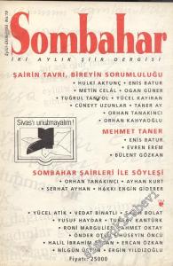 Sombahar: İki Aylık Şiir Dergisi  - Eylül - Ekim 1993; Sayı: 19