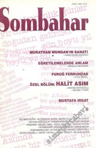 Sombahar: İki Aylık Şiir Dergisi  - Mart - Nisan 1995; Sayı: 28