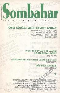 Sombahar: İki Aylık Şiir Dergisi  - Özel Bölüm: Melih Cevdet Anday - Sayı: 23, Mayıs - Haziran 1994