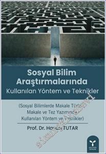 Sosyal Bilim Araştırmalarında Kullanılan Yöntem ve Teknikler -        2023